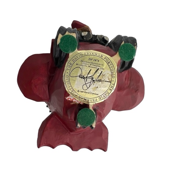 Vintage David Frykman 1997 "Santa Flying A Plane" Coyne’s & Company DF1074 EUC - Picture 6 of 9